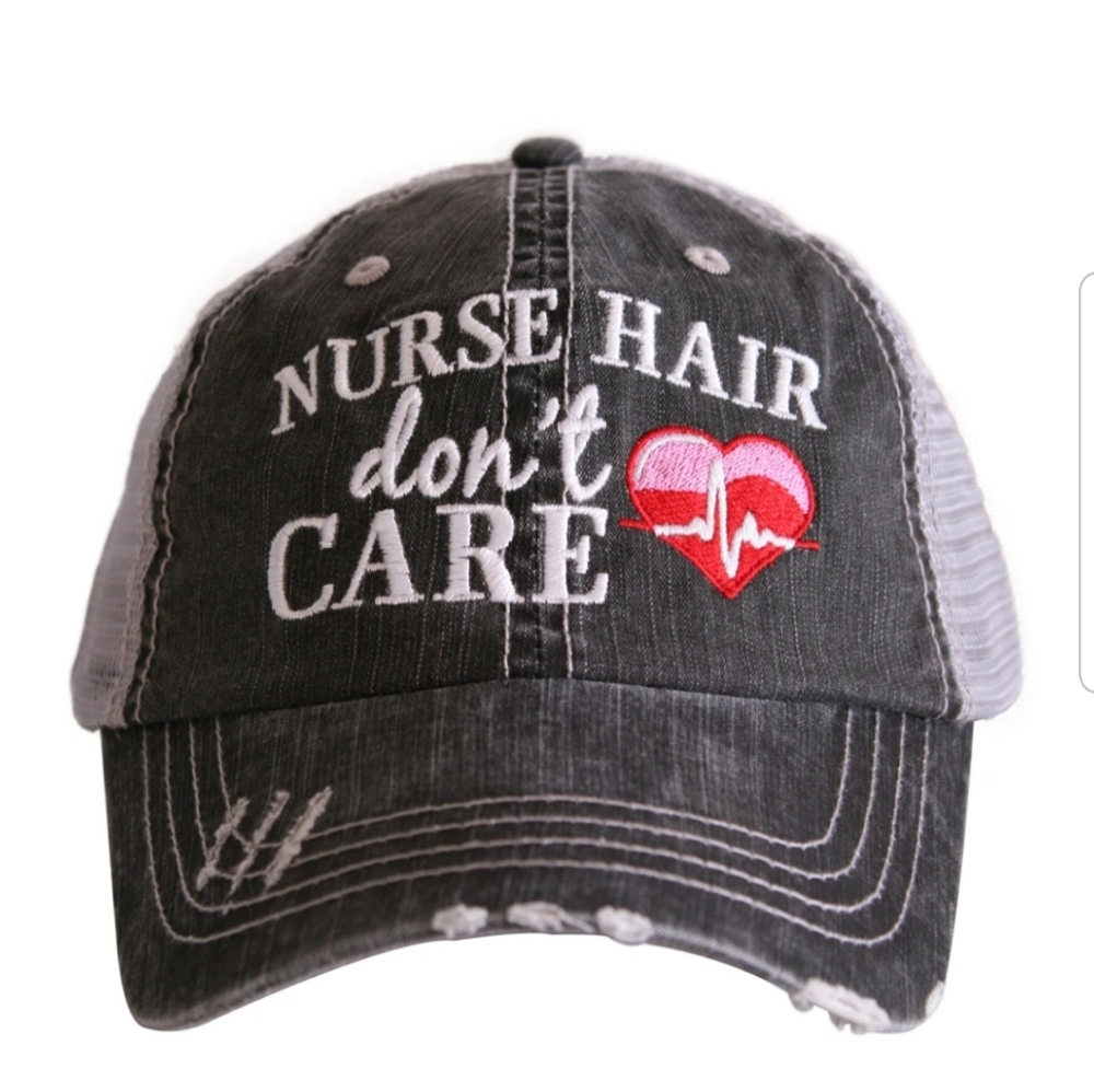 Nurse hair don't care cap
